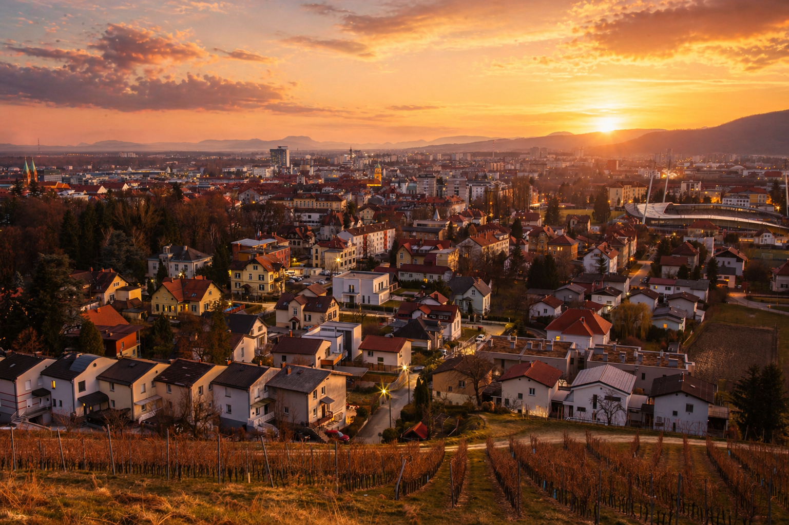 Maribor sa vinograda